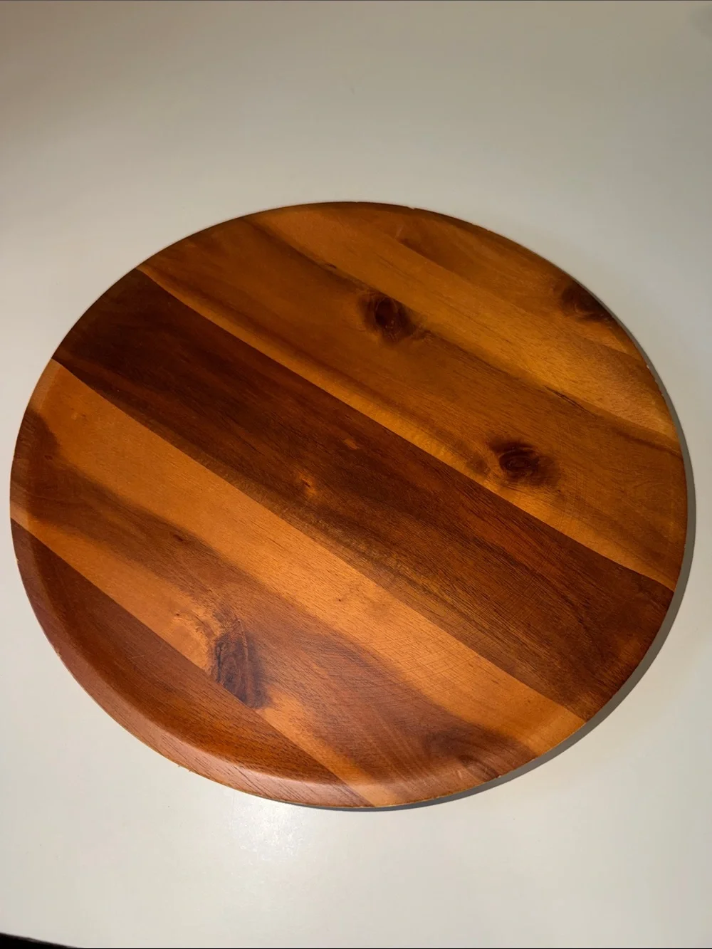 Wood Round Serving Board - Brown